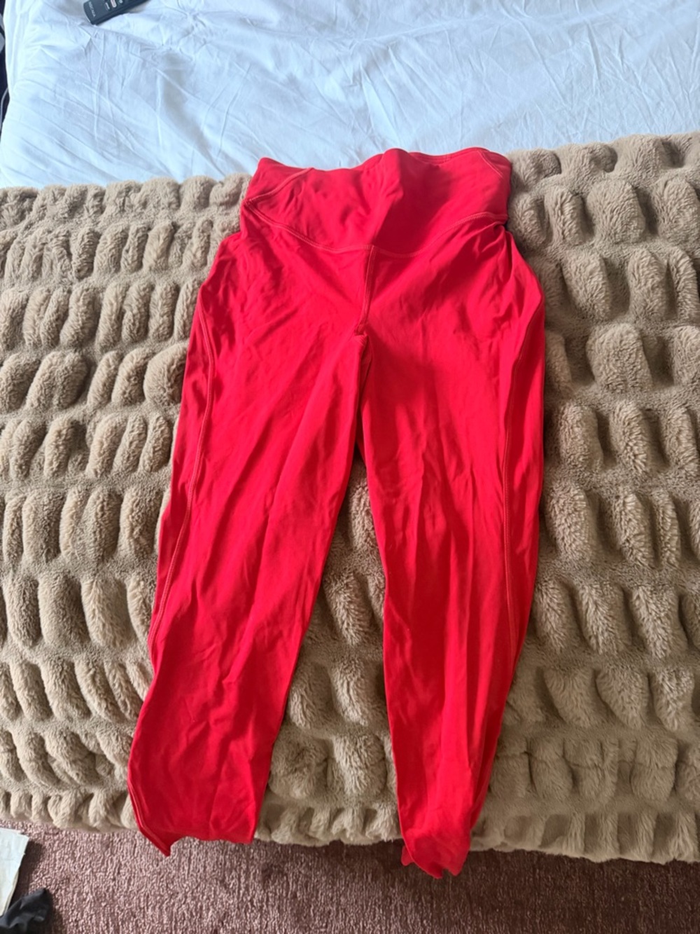 lululemon athletica Bright Red High-Rise Leggings